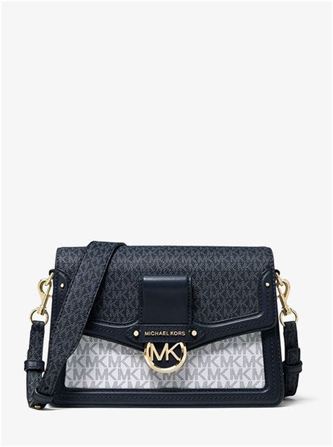 michael kors jessie medium logo shoulder bag